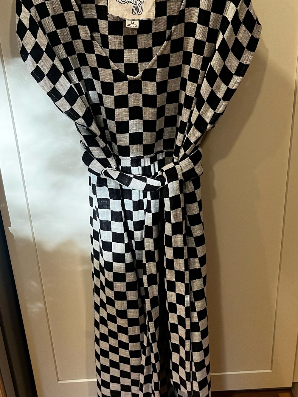 Ace & Jig Antoine Dress in Hotwheel with Tie Belt